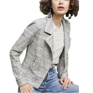 Anthropologie, knit moto Jacket, Size S